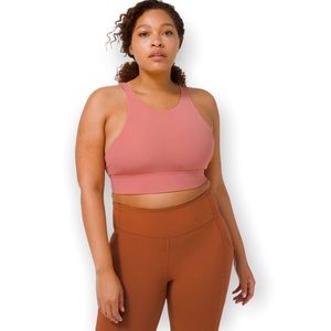 Lululemon Energy Bra High Neck Long Line *Tough
Brier Rose Size 6